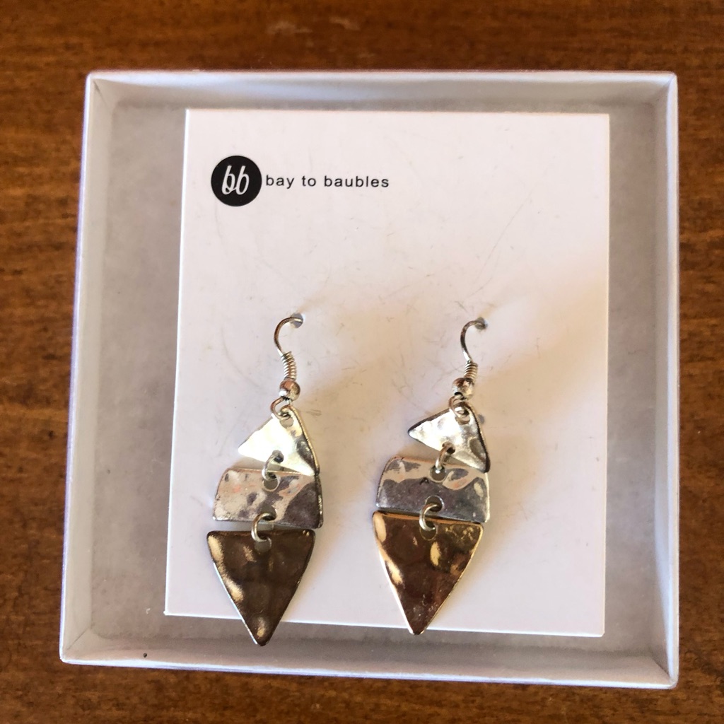 Bay To Baubles Mixed Metal “Brendan Kite Drop Earrings”